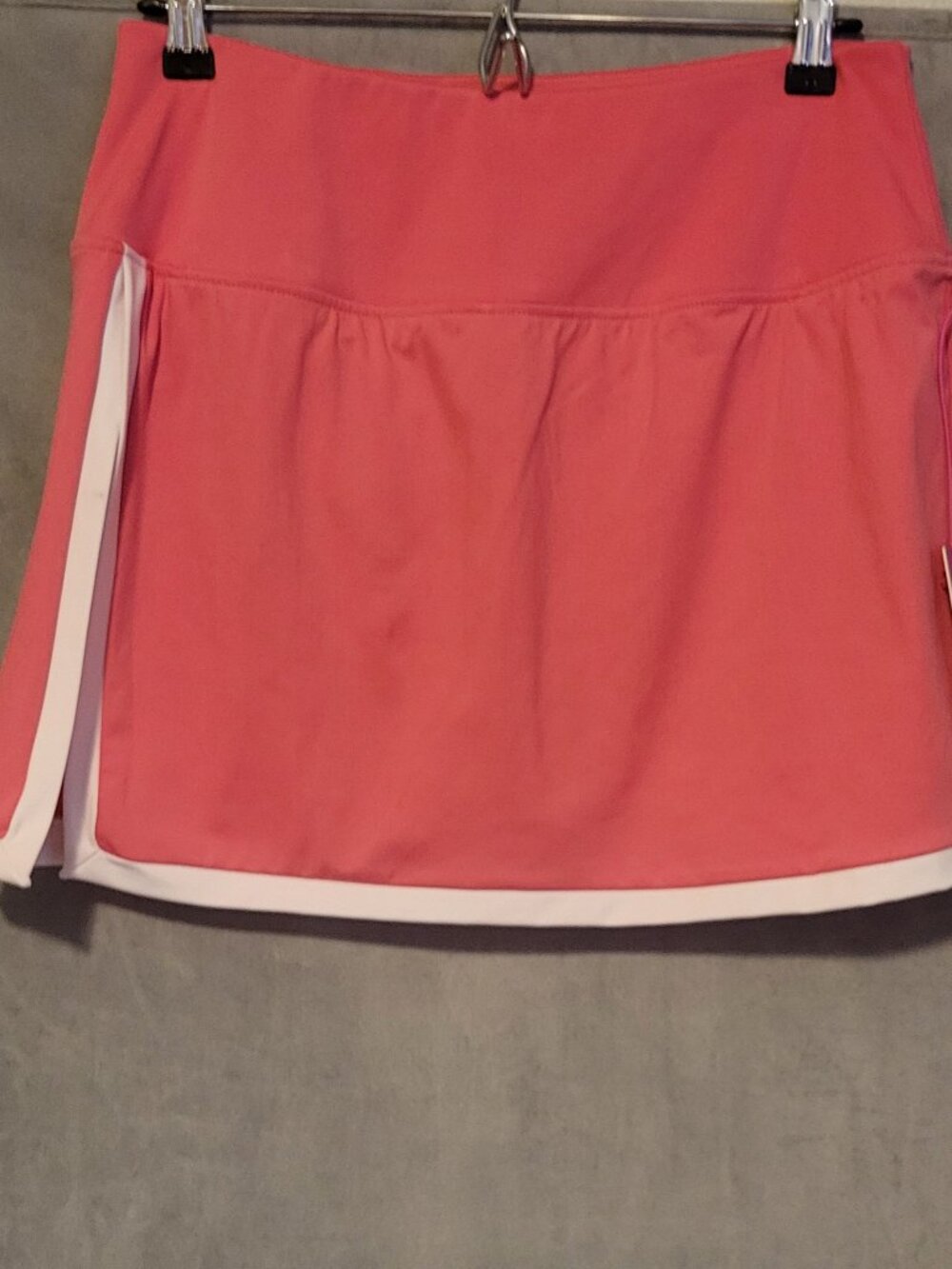 Juicy Couture Sport Thrift Pink/White Skort Women’s L Athletic Tennis Pocket NWT